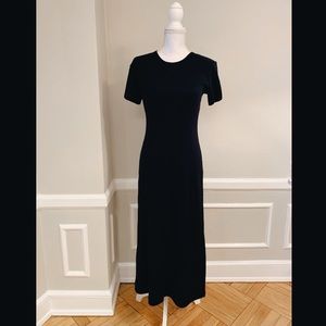 Vintage 1990s Nordstrom Knit Sweater Dress - Navy